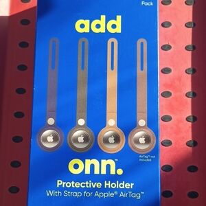 Add Onn Cat Collar with AirTag Holder - Black, Brown, Tan